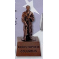 2-1/8"x1-1/4" Christopher Columbus Metal Monument